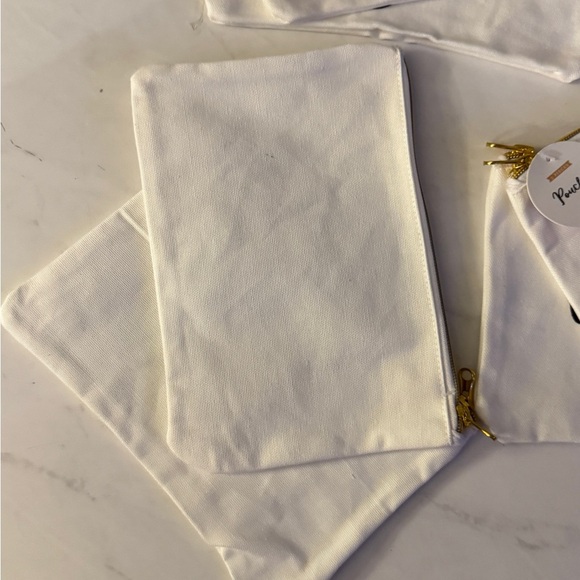 Pack of six team bride bags with gold zipper - Picture 4 of 5